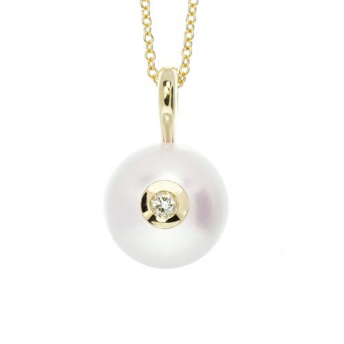 NFC Jewelry By Galatea: Momento Pearl Pendant For Iphone 7 and newer